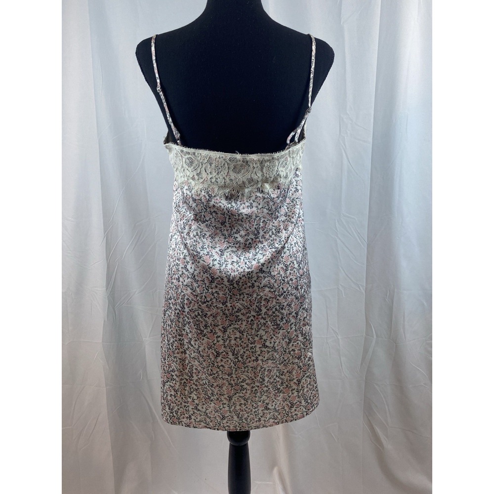 ABERCROMBIE & FITCH Ivory Floral‎ Slip Dress Lined Size Small Dainty - Picture 6 of 8